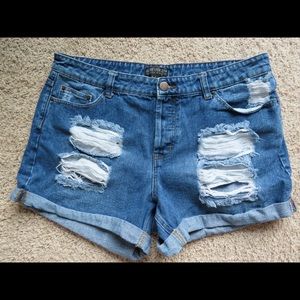Forever 21 Distressed Shorts